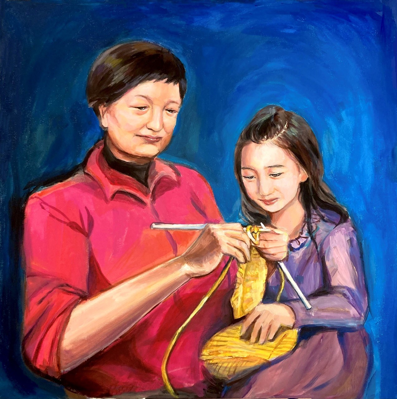 Picture of Knitting With Grandma