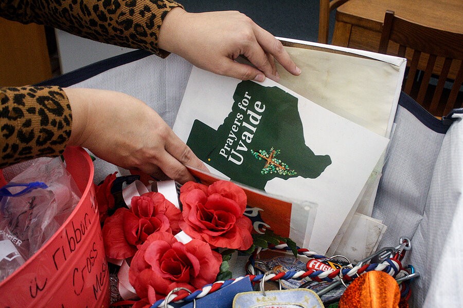 Picture of Cards, gifts, a ‘tunnel of love’: Uvalde library offers healing