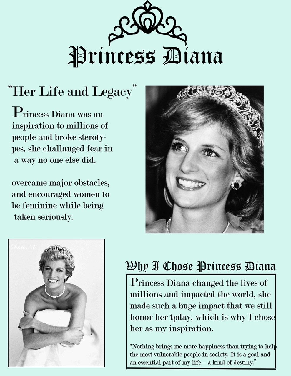 Heroism- Princess Diana | Heroism- Princess Diana | MY HERO