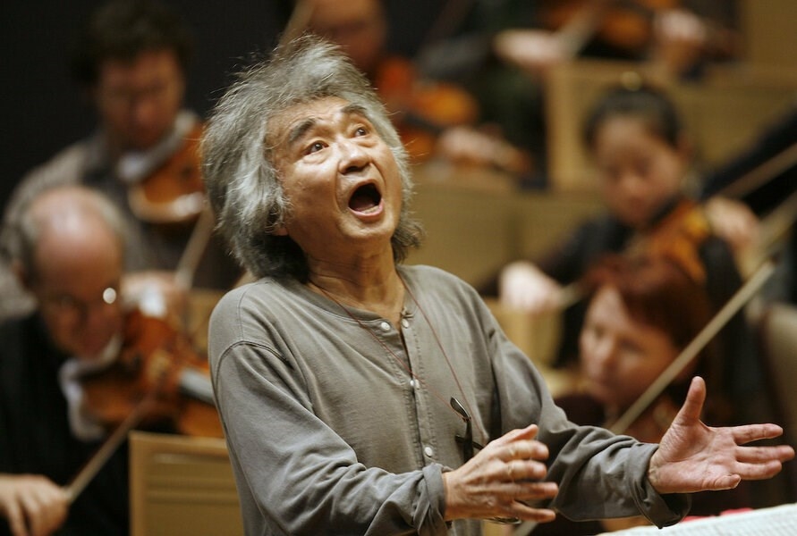 Picture of Conductor Seiji Ozawa remembered as a kind and thoughtful humanitarian