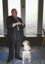 Michael Hingson and Roselle (www.guidedogs.com/news-Hingson.html)