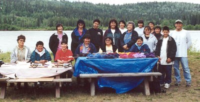 Howard Luke's camp in Nenana