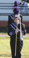There she is again!! (Glenclif HS Marching Band Competition)