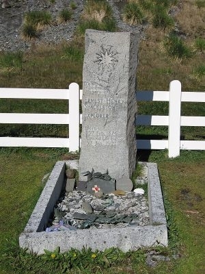 This is Shackelton's grave site  