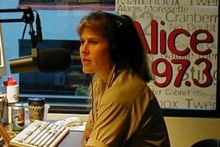 Terri Irwin hard at work (http://en.wikipedia.org/wiki/Terri_Irwin )