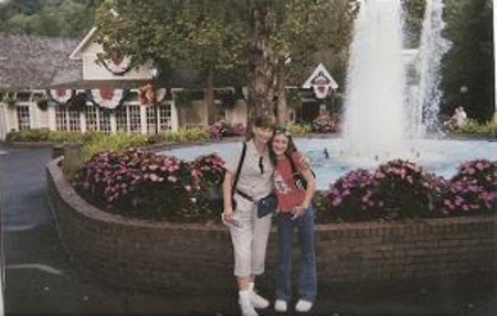 My mamaw and I on Vacation (In Dollywood, Tennessee)