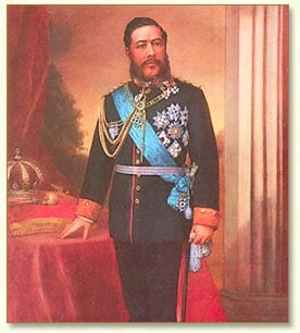 King Kalakaua (Painting by William Cogswell) (http://www.iolanipalace.org/) 