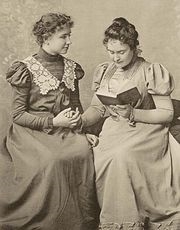 Helen with her teacher, Anne Sullivan (http://en.wikipedia.org/wiki/Helen_Keller)