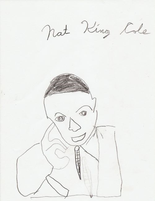 A picture of Nat (King) Cole. (I drew it.)