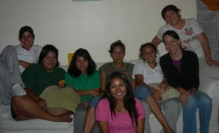 Angie, Rose, Gaby, Claudia, Vicky, Sarah, Esme (Sarah A.)
