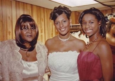 My grandma, mom, and me (personal photos)