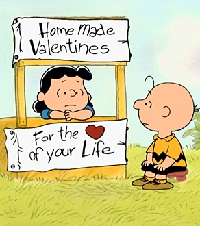 A comic strip, Charlie Brown ()