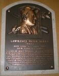 A plaque in honor of Yogi (Google Images)
