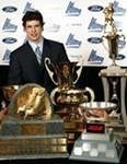 Crosby with his QMJHL awards