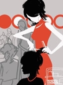 hair stylist (clip art)