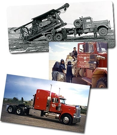 Top, the oldest picture of a company vehicle. Mid (http://www.hiballtrucking.com/images/history_img.jpg)