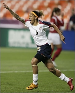 Natsha Kai at the 2009 Beijing Olympic Games (James Lang)