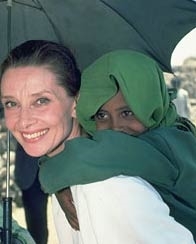 Audrey Hepburn here is helping people in need and (www.photobucket.com)