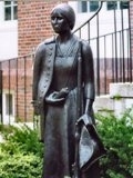 Statue of Deborah Samson Gannett at Sharon Public (photo © Mike (mlcastle) on Flickr: use permitted with attribution)