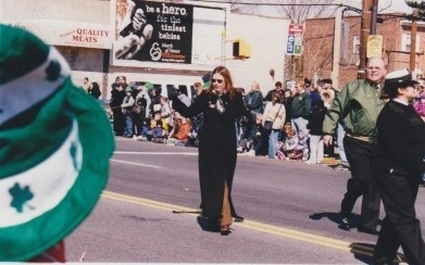 Winifred at the Bronx St. Patrick's Day Parade (personal picture)