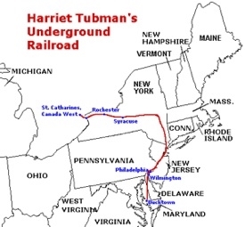 Harriet Tubman's Underground Railroad Route (http://i157.photobucket.com/albums/t45/maggie 6138/maggie4/harriet6.gif)