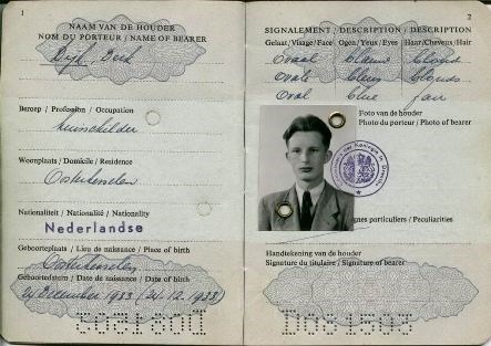 Dick's Passport (Family Photo)