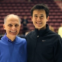 Patrick and Don skating together at Oshawa (http://tinyurl.com/6hjcg72)
