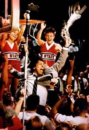 Jim Valvano coached NC State for ten years. (Jimmy V's)