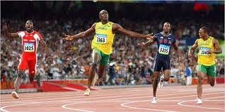 Usain Bolt running ( ())