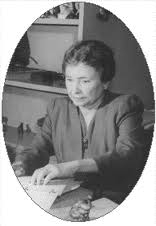 Helen Keller writing the book on her life. (http://www2.lhric.org/pocantico/womenenc/keller1.htm ())