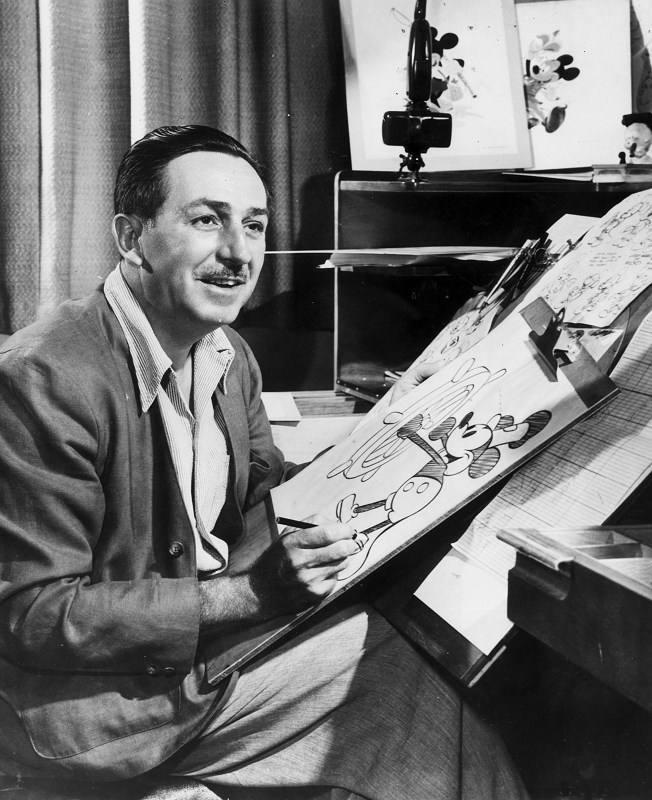 Walt Disney Drawing (http://disneyavenue.blogspot.com/2012/04/walt-disneys-life-through-pictures.html (Keith Mahne))