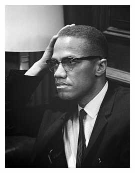 Malcolm X (U.S. News & World Report Magazine Collection - Public Domain (Marion S. Trikosko))