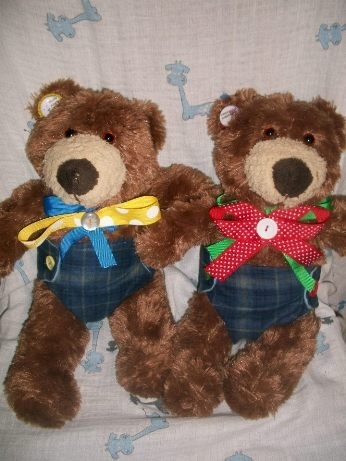 Orian Xander Bear and Talon Asher Austin bear