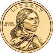 A dollar coin (wikipedia.org ())
