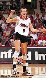 Kerri Walsh playing for Stanford (http://www.gostanford.com/sports/w-volley/spec-rel/081803aab.html (Dave Gonzales))