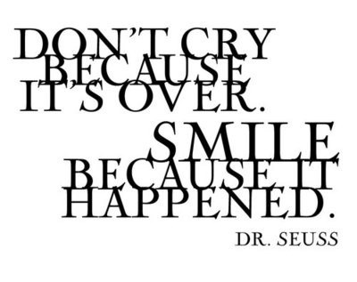 Dr. Suess quote that inspired me