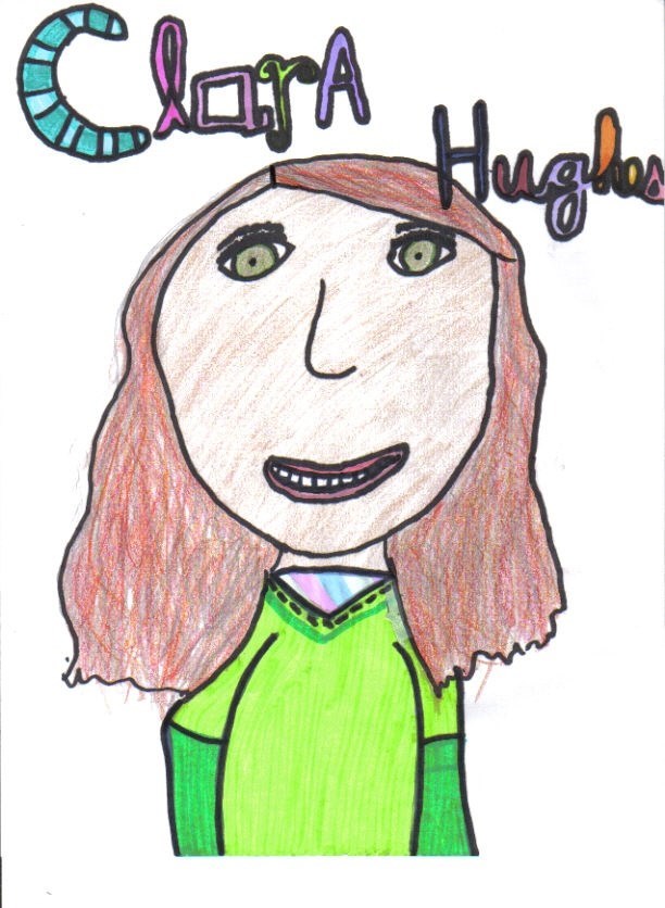 Clara Hughes portrait. (I drew it!)