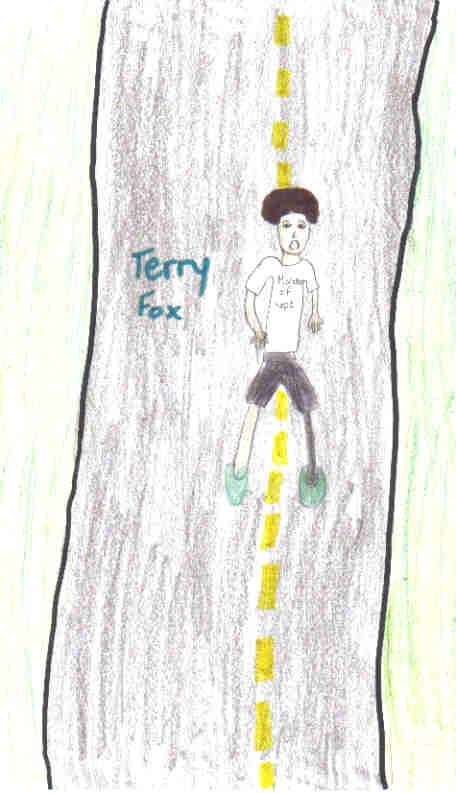 Terry Fox Action Picture (I  drew it (I did))