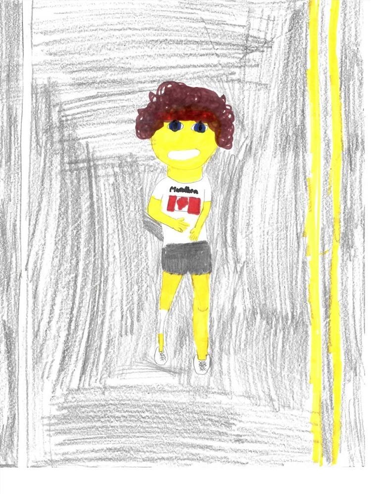 Terry Fox Action Picture (I made it (I did!))