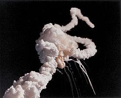 Challenger Space Shuttle Explodes (http://en.wikipedia.org/wiki/Space_Shuttle_Challen ())