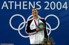 Phelps at the 2004 Olympics in Athens (Google Images (Michael Phelps) ())