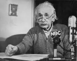 Einstein on a Radio Show