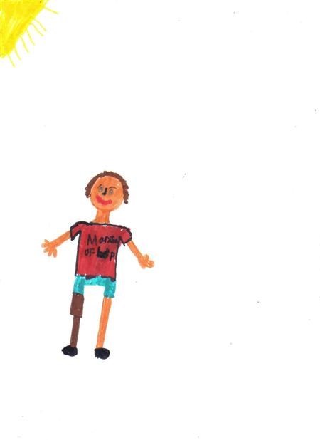 Terry Fox outdoors (How I see Terry (Jihad Issa created this picture.))