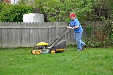 John working hard during Serve Our Neighbor Day. (John McMahn (Serve Our Neighbor volunteer))