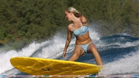 Bethany Hamilton surfing again 