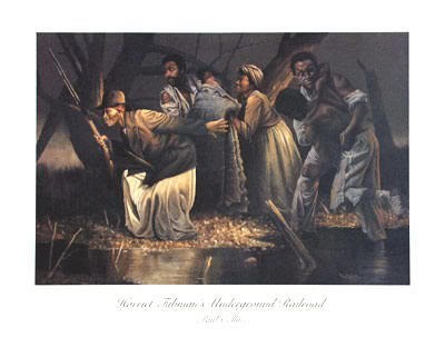 Harriet protecting her fugitives on their journey. (https://wilsonncteaparty.files.wordpress.com)