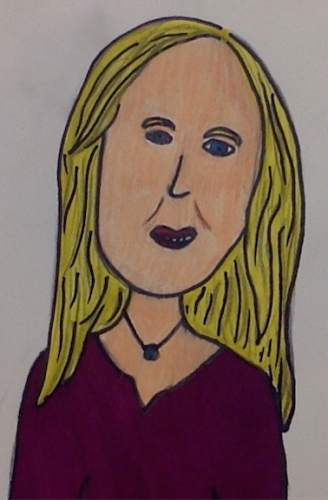Portrait Picture of Cheryl Strayed  (I drew it (I drew it ))