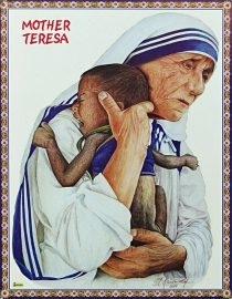 Mother Teresa with sick child  (https://lukasmikelionis.wordpress.com/2013/03/08/m ())