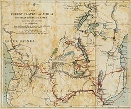 Map of where he explored. (http://en.wikipedia.org/wiki/David_Livingstone (Wikipedia))