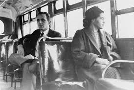 Rosa Parks on a bus when she was a young woman. (Google Images ())